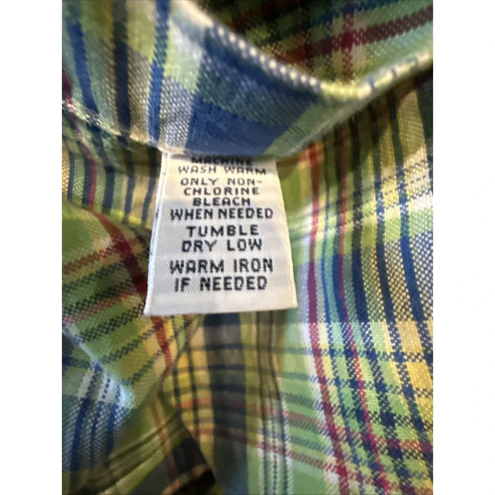 Polo Ralph Lauren Men's Large Custom Fit Long Sleeve Button Down Shirt Plaid